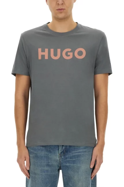 Hugo Boss Logo Printed Regular-Fit T-Shirt