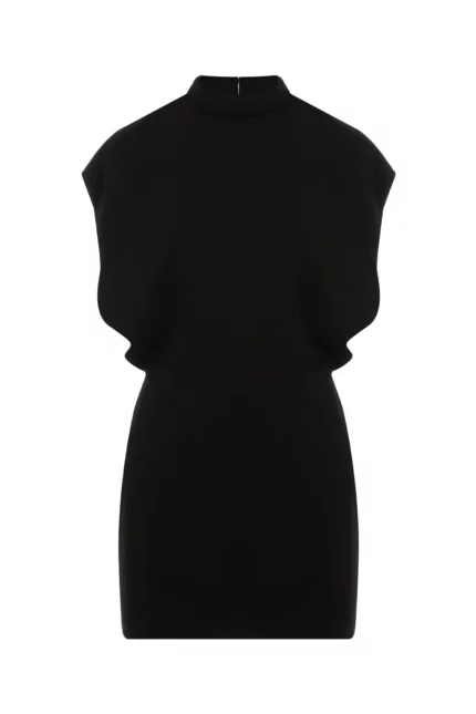 Max Mara Mockneck Sleeveless Dress