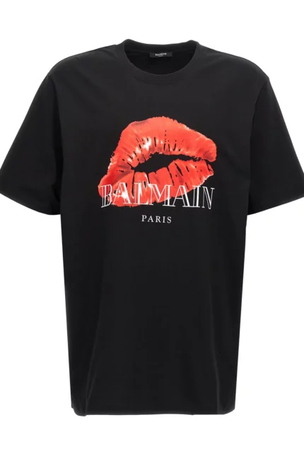 Balmain Kiss Printed Relaxed T-Shirt