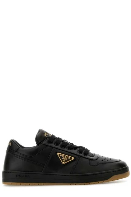 Prada Triangle-Logo Low-Top Sneakers