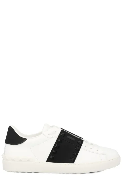 Valentino Garavani Rockstud Untitled Lace-Up Sneakers