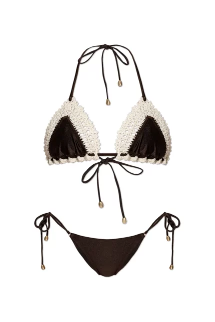 Zimmermann Acacia Crochet Tri Bikini