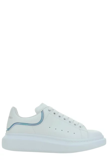 Alexander McQueen Padded-Ankle Lace-Up Sneakers