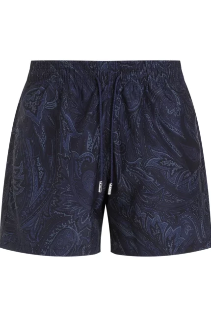 Etro Paisley Printed Drawstring Swim Shorts