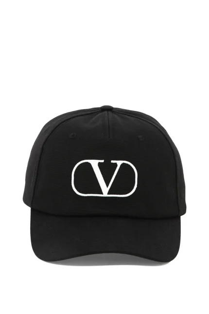 Valentino Logo Embroidered Baseball Cap