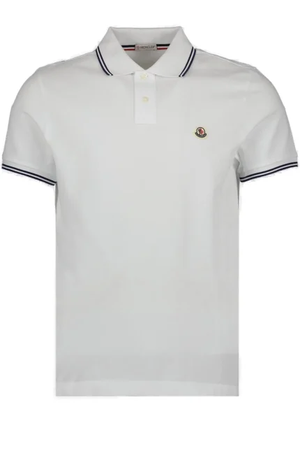 Moncler Logo Patch Short-Sleeved Polo Shirt