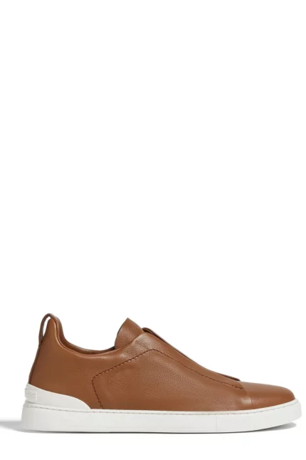 Zegna Triple Stitch Low-Top Sneakers