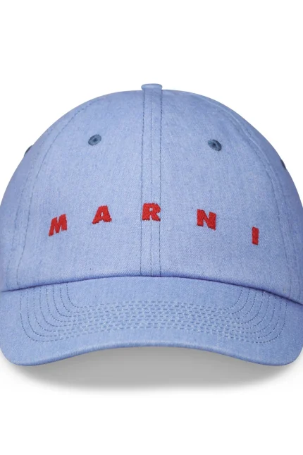 Marni Logo Embroidered Cap