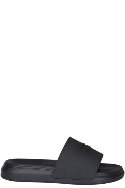 Alexander McQueen Logo Embossed Slides