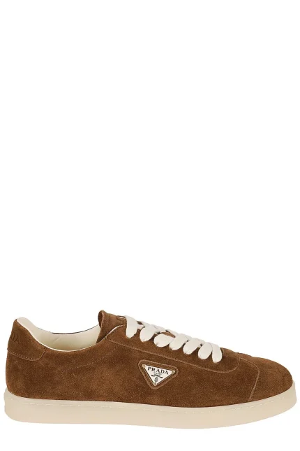 Prada Lane Logo Plaque Sneakers
