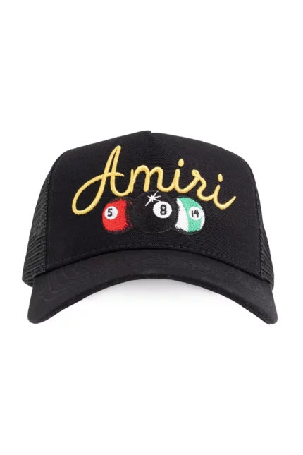 Amiri Logo Embroidered Trucker Cap