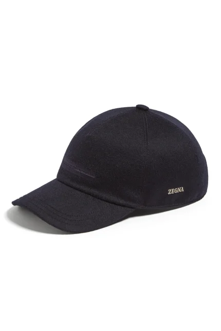 Zegna Logo Detailed Baseball Cap