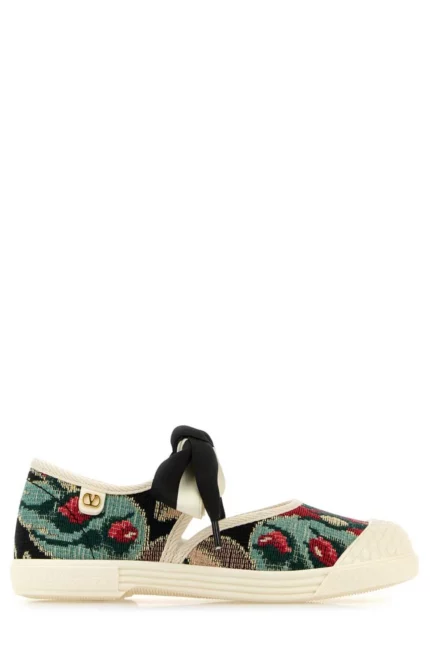 Valentino Bay By Bay Round Toe Ballerina Sneakers
