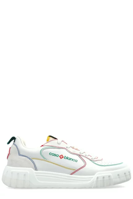 Casablanca Court Logo Printed Sneakers