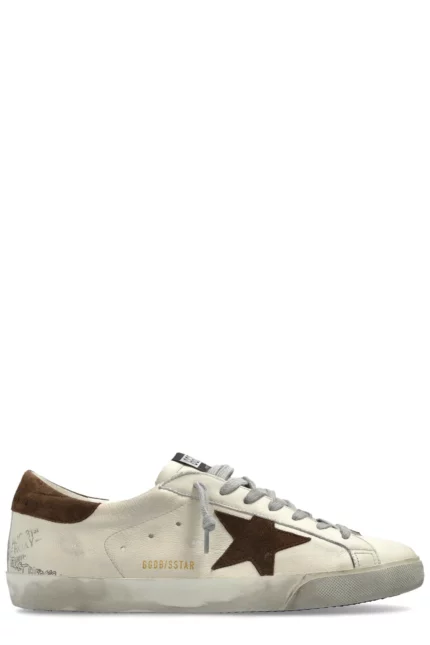 Golden Goose Deluxe Brand Super Star Lace-Up Sneakers