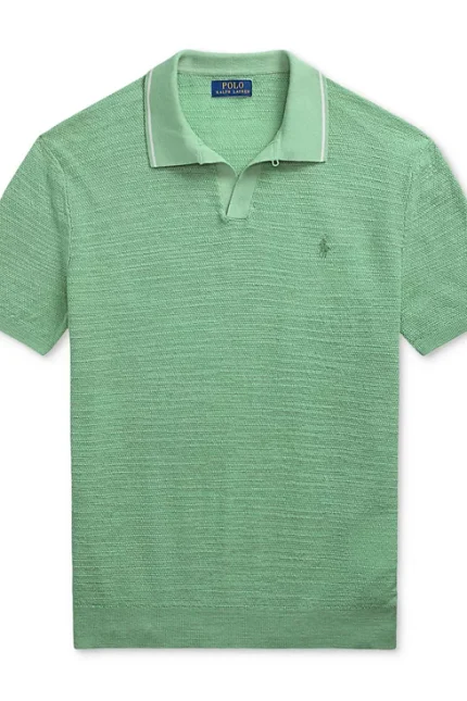 Men's Textured Cotton-Linen Sweater