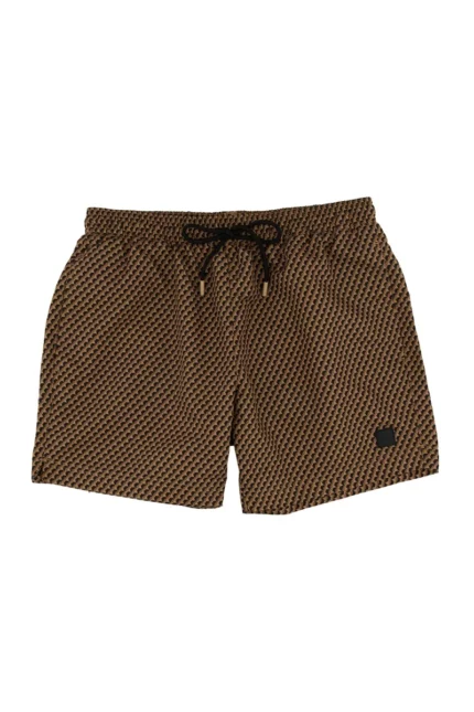Boss Hugo Boss Logo Patch Drawstring Swim Shorts
