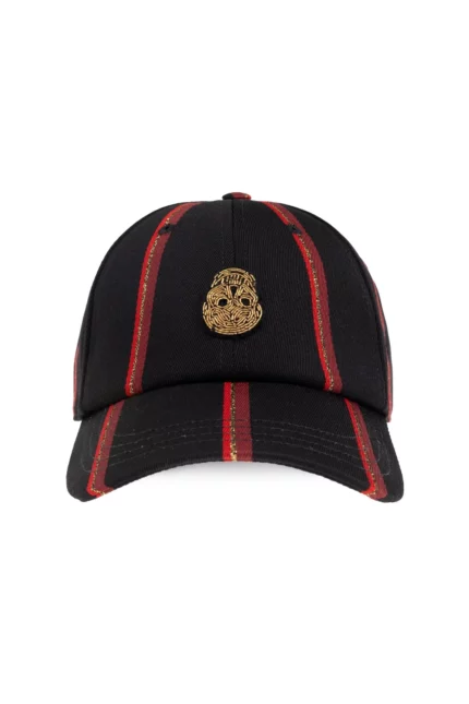 Alexander McQueen Skull Embellished Baseball Cap