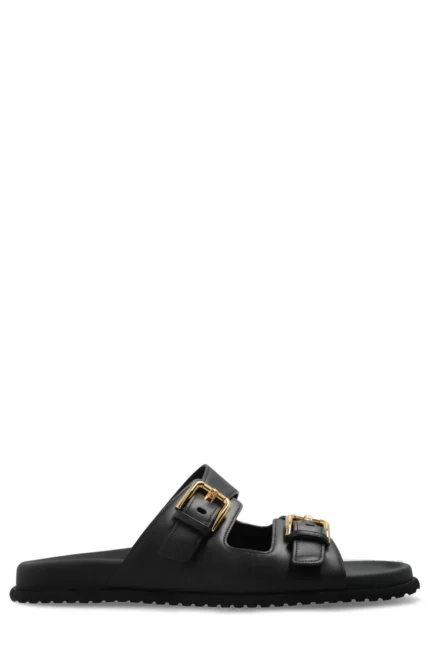 Dolce & Gabbana Hawaii Logo Buckle Sandals