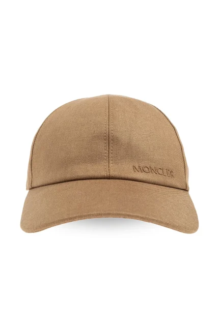 Moncler Logo Embroidered Curved Peak Cap