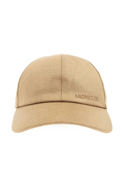 Moncler Logo Embroidered Curved Peak Cap