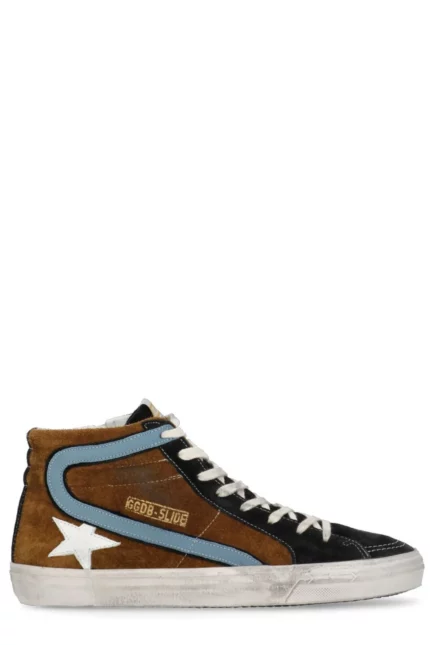 Golden Goose Deluxe Brand Slide High-Top Lace-Up Sneakers