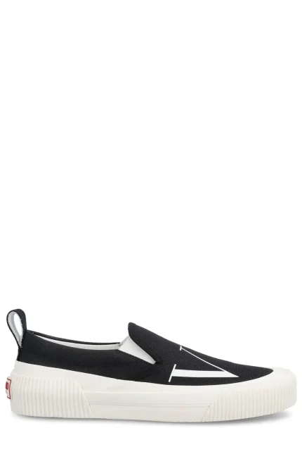 Valentino VLTN Logo Printed Slip-On Sneakers