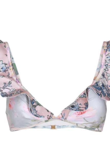 Zimmermann Floral Printed Bikini Top