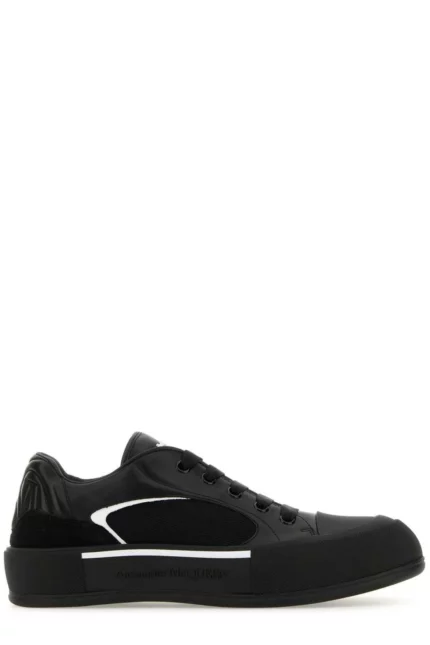 Alexander McQueen Skate Deck Plimsoll Lace-Up Sneakers