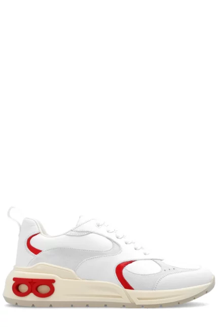 Ferragamo Flicker Lace-Up Sneakers