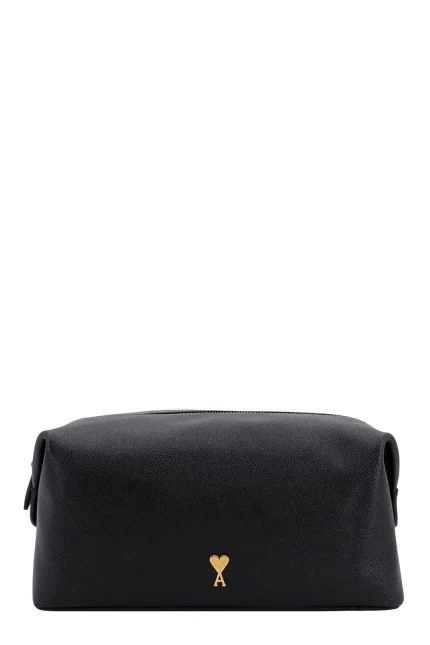 AMI Logo Plaque Zip-Up Toilet Pouch