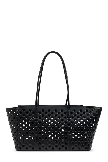 Alaïa Neo Mina 32 Medium Zipped Tote Bag