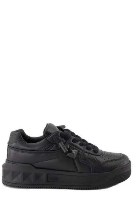 Valentino Garavani One Stud Lace-Up Sneakers