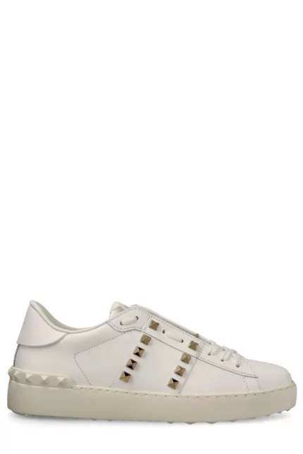 Valentino Garavani Rockstud Untitled Lace-Up Sneakers