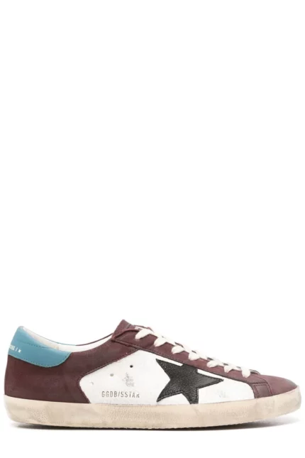 Golden Goose Deluxe Brand Super Star Double Quarter Low-Top Sneakers