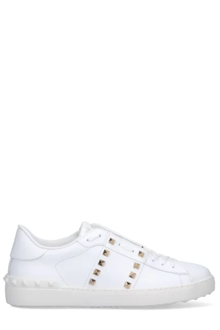 Valentino Garavani Rockstud Untitled Lace-Up Sneakers