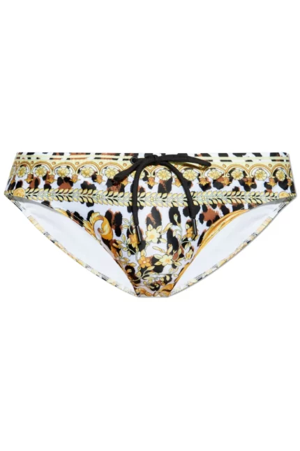 Versace Wild Barocco-Printed Drawstring Swim Briefs