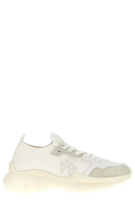 Stuart Weitzman 505 Mesh Lace-Up Sneakers