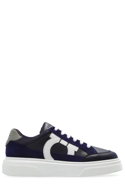 Ferragamo Logo Detailed Low-Top Sneakers