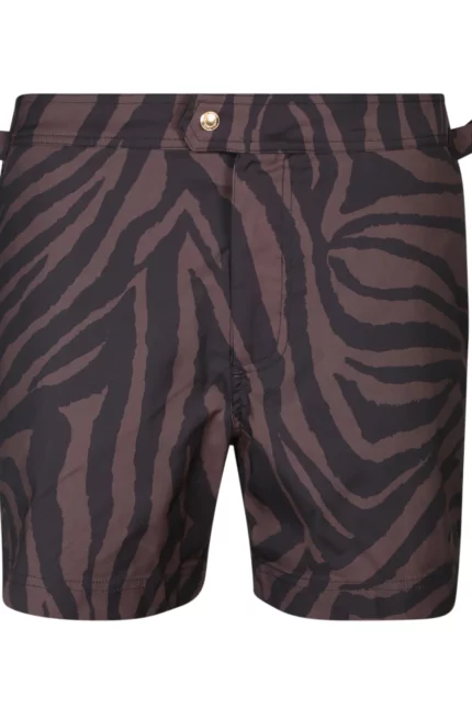 Tom Ford Zebra Print Swim Shorts