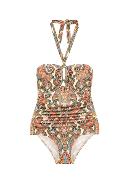 Zimmermann Ottie Wide Link One-Piece Swimsuit