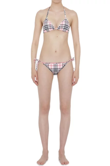 Burberry Vintage Check Motif Bikini Set