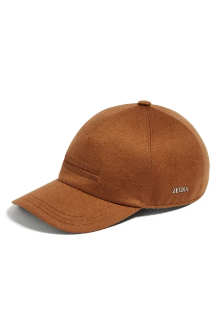 Zegna Logo Detailed Baseball Cap