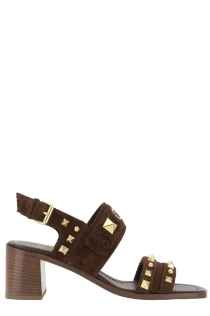 Valentino Garavani Rockstud Square Open Toe Sandals