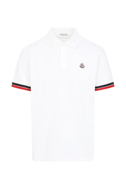 Moncler Logo Patch Short Sleeved Polo Shirt