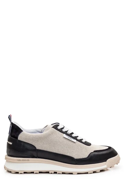 Thom Browne Alumni Panelled Round-Toe Sneakers