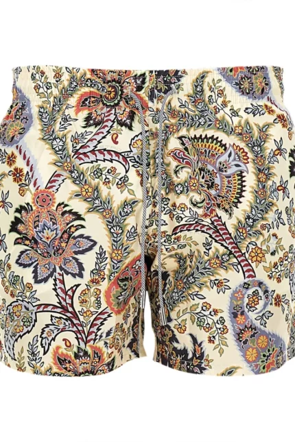 Etro Paisley Printed Swim Shorts