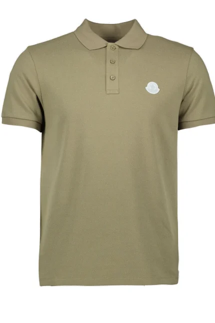 Moncler Logo Patch Short-Sleeved Polo Shirt