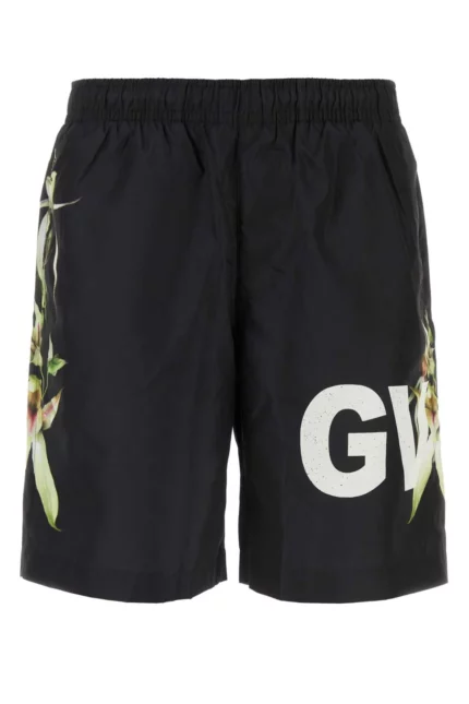 Givenchy Logo Printed Swim Shorts