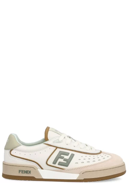 Fendi Match Lace-Up Sneakers